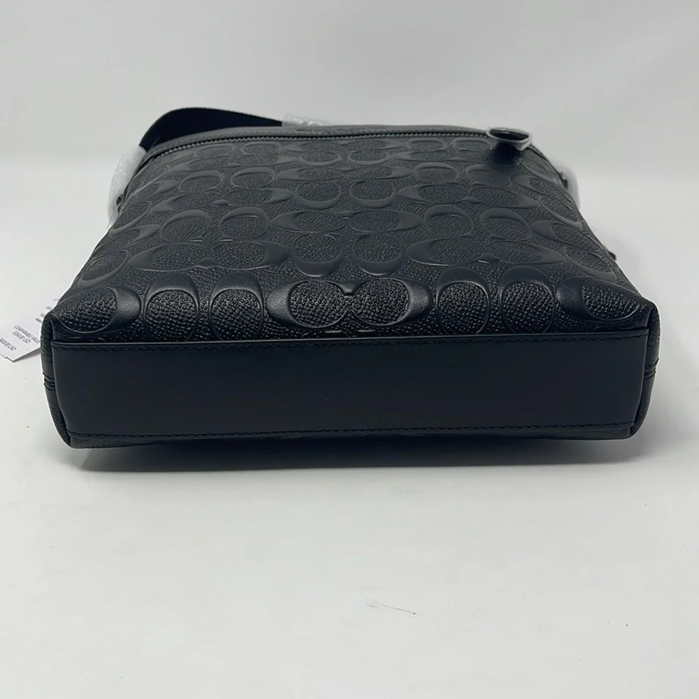 Coach Houston Flight Bag In Signature Leather - Picture 7 of 10